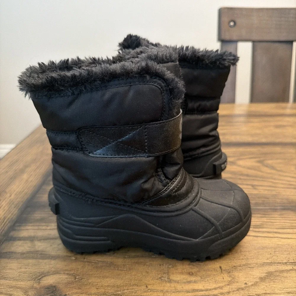 Sorel kids Comander Snow boots -Black - size 12 - New In Box …G2